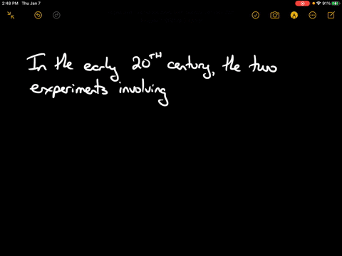 in-the-early-twentieth-century-what-two-experiments-involving-light-and-matter-could-not-be-explaine