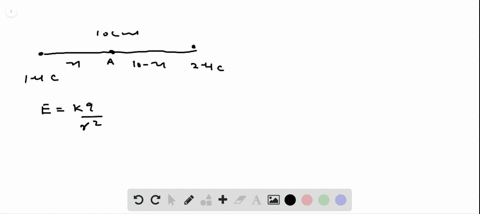a-10-muc-charge-and-a-20-muc-charge-are-10-cm-apart-find-a-point-where-the-electric-field-is-zero