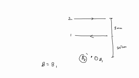 two-wires-each-carry-100-mathrma-of-current-in-opposite-directions-and-are-30-mathrmmm-apart-a-calcu