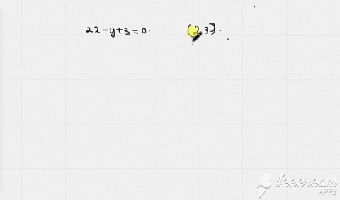 if-the-equation-of-the-base-of-a-triangle-is-2-x-y30-and-the-vertex-opposite-to-this-side-is-23-the-