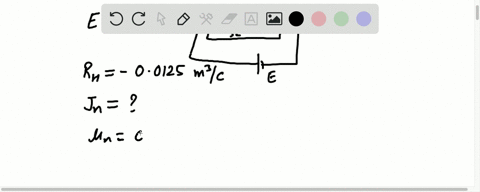 an-electric-field-of-100-mathrmv-mathrmm-is-applied-to-a-sample-of-n-type-semiconductor-whose-hall-c