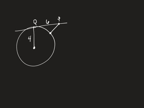 overlinep-q-is-a-tangent-segment-of-a-circle-with-radius-4-in-q-lies-on-the-circle-and-p-q6-in-find-