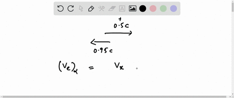 an-alpha-particle-moving-east-with-a-speed-of-05-c-is-passed-by-an-electron-moving-west-with-a-speed