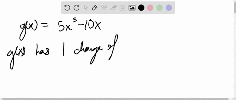 SOLVED:Use Descartes's Rule of Signs to determine the possible numbers ...