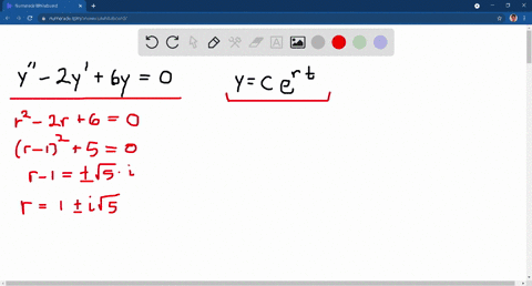 find-the-general-solution-of-the-given-differential-equation-yprime-prime-2-yprime6-y0