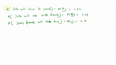 the-probability-that-john-will-drive-to-school-is-037-the-probability-that-he-will-ride-with-friends