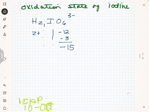 what-is-the-oxidation-state-of-the-iodine-atom-in-mathrmh_2-mathrmio_63-