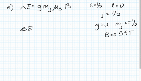 SOLVED:A hydrogen atom in the ground state is placed in a magnetic ...