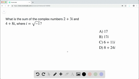 what-is-the-sum-of-the-complex-numbers-23-i-and-48-i-where-isqrt-1-beginequation-beginarrayltext-a-2