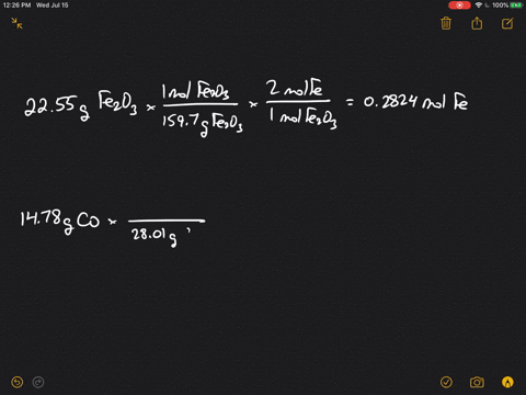 ironiii-oxide-reacts-with-carbon-monoxide-according-to-the-equation-mathrmfe_2-mathrmo_3s3-mathrmcog