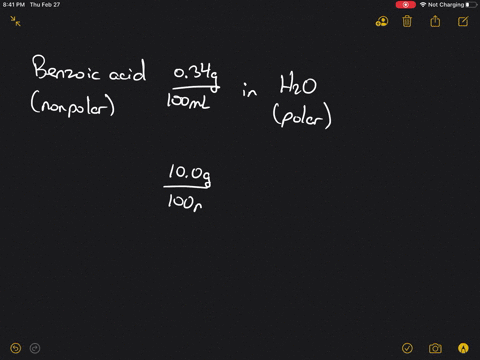the-solubility-of-benzoic-acid-leftmathrmhc_7-mathrmh_5-mathrmo_2right-is-034-mathrmg-100-mathrmml-2