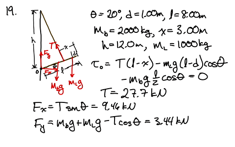 one-end-of-a-uniform-400-m-long-rod-of-weight-f_g-is-supported-by-a-cable-at-an-angle-of-theta37circ
