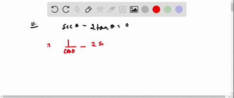 solve-each-equation-for-theta-if-0circ-leq-theta-360circ-sec-theta-2-tan-theta0