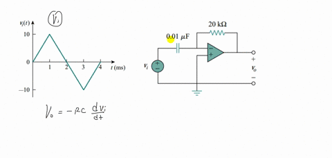 ⏩SOLVED:The input waveform shown in Figure 85 is applied to an… | Numerade