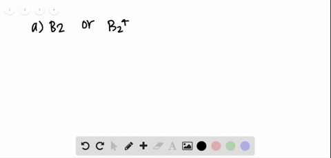 SOLVED:Using the MO diagrams, predict the bond order for the stronger ...