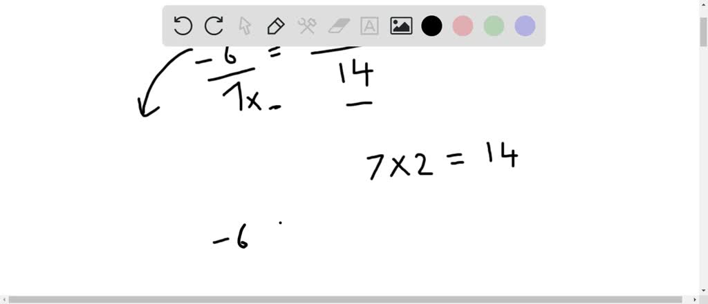 SOLVED Write The Fraction As An Equivalent Fraction With The Indicated Denominator frac 6 7 