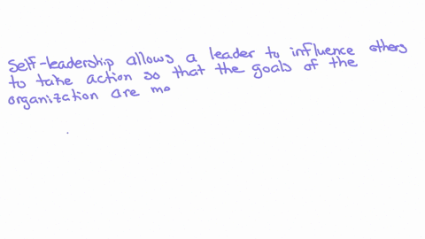 explain-what-is-meant-by-self-leadership-and-why-it-is-important-to-organizations