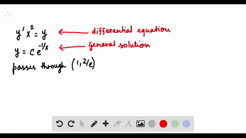 find-the-particular-solution-to-the-differential-equation-yprime-x2y-that-passes-through-left1-frac2