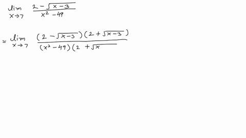 lim-_x-rightarrow-7-frac2-sqrtx-3x2-49lefttext-ans-frac156right