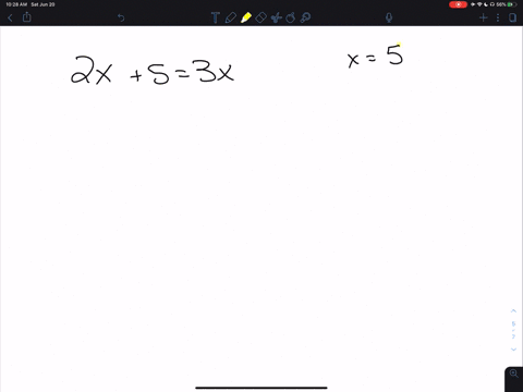 is-5-a-solution-of-2-x53-x