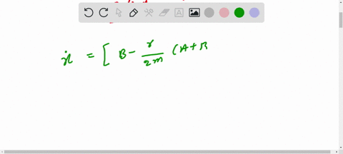 verify-that-the-solution-xab-t-e-n-2-m-satisfies-the-equation-m-ddotxr-dotxs-x0-when-r2-4-m2s-m