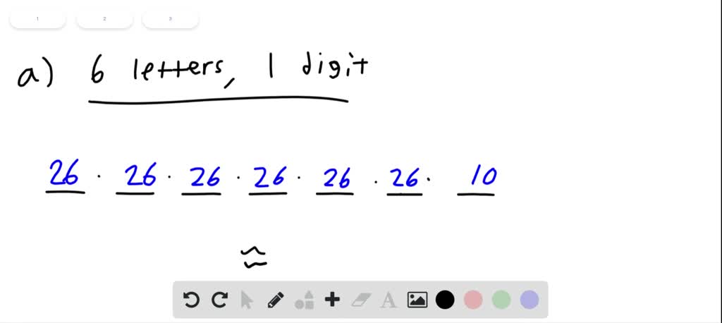 SOLVED The Password For A Computer System Consists Of Six Alphanumeric 