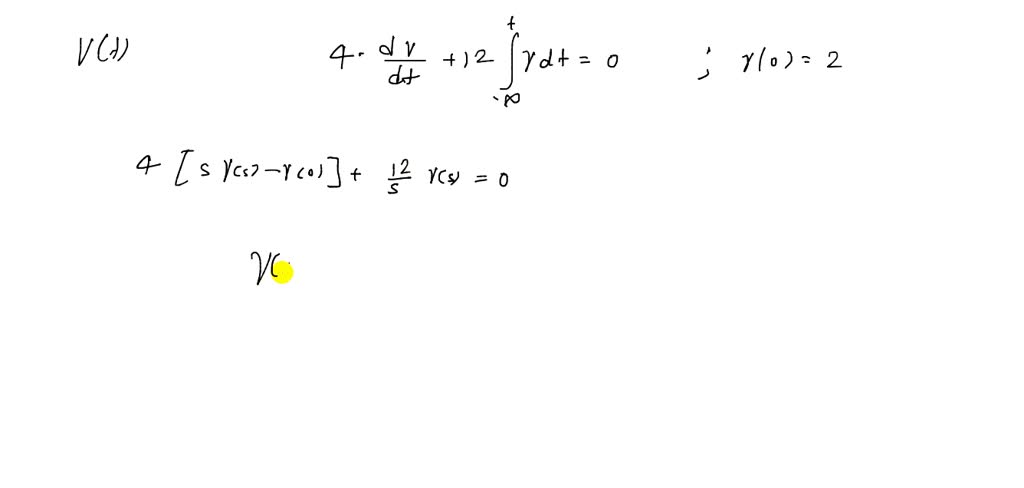 solved-solve-for-v-t-in-the-integrodifferential-equation-4-d-v-d-t