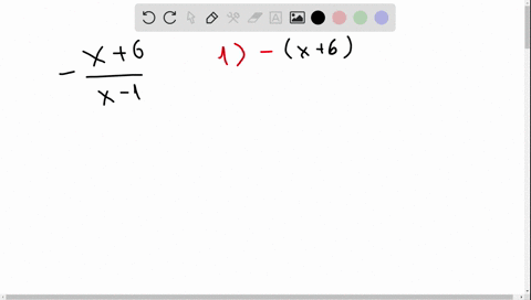 write-four-equivalent-forms-for-each-rational-expression-see-example-7-fracx6x-1