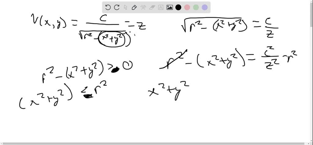 Solved If V X Y Is The Electric Potential At A Point X Y In The X