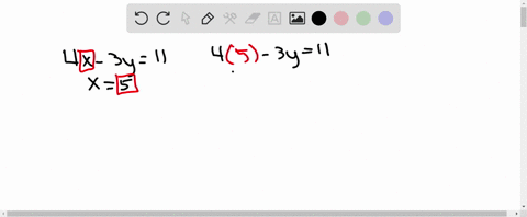 solve-each-system-using-the-substitution-method-beginaligned-4-x-3-y11-x5-endaligned
