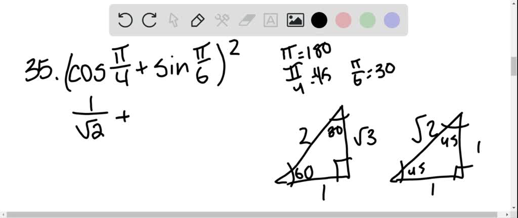 Solved Evaluate The Expression Without Using A Calculator Sin π 3