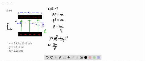 figure-19-52-shows-an-electron-entering-a-parallel-plate-capacitor-with-a-speed-of-545-times-106-mat