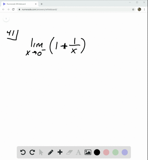 lim-_x-rightarrow-0-left1frac1xright