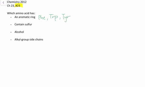 which-common-amino-acids-contain-an-aromatic-benzene-like-ring-which-contain-sulfur-which-are-alcoho