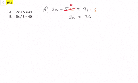 solve-each-of-the-following-for-x-a-2-x541-b-frac5-x340