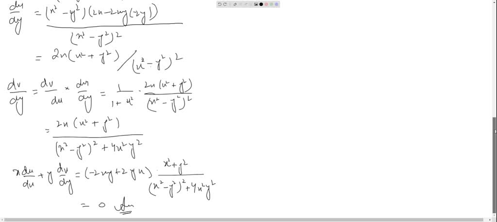 SOLVED:(a) If u=(x+y)/(1-x y) and v=tan^-1 x+tan^-1 y, find (∂(u, v ...