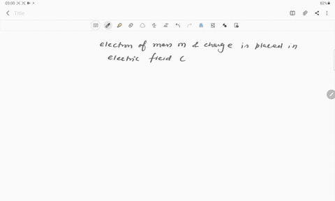 the-magnitude-of-electric-field-intensity-e-is-such-that-an-electron-of-mass-m-and-charge-e-placed-2