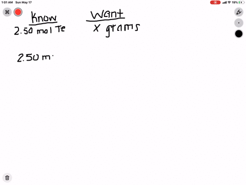 determine-the-mass-in-grams-represented-by-250-mol-tellurium