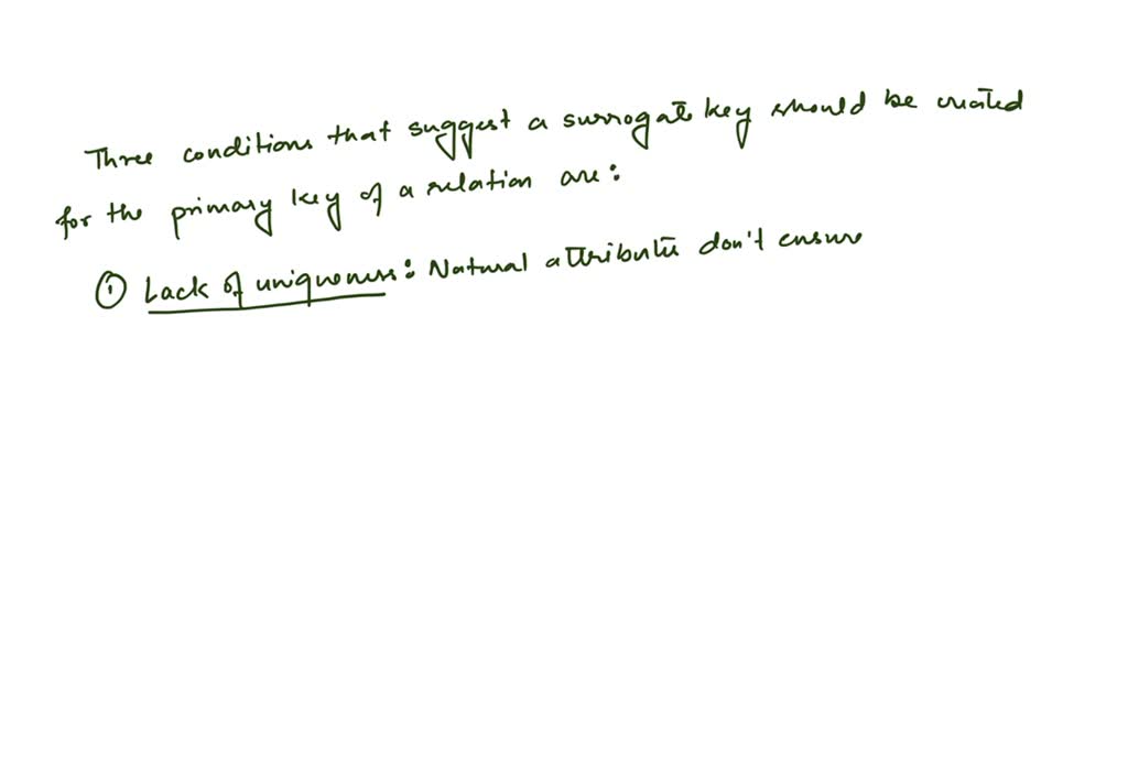 ⏩SOLVED:Name three patterns that use ID-dependent relationships. | Numerade