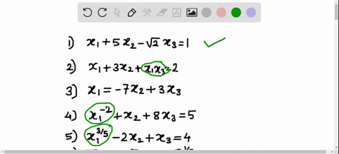 in-each-part-determine-whether-the-equation-is-linear-in-x_1-x_2-and-x_3-a-x_15-x_2-sqrt2-x_31-b-x_1