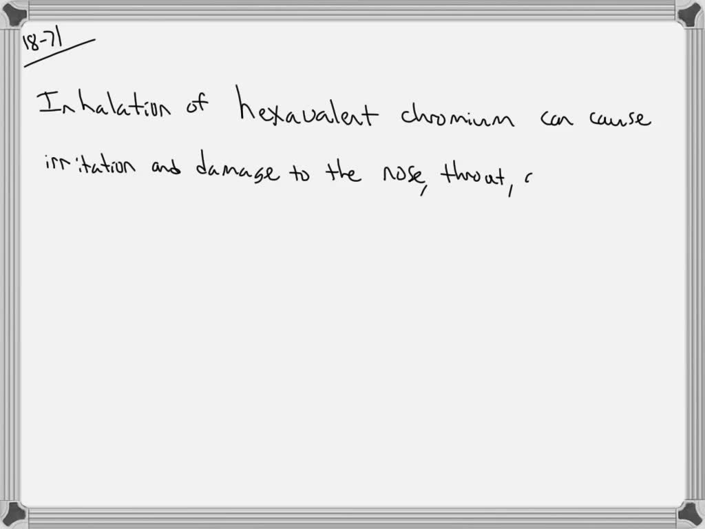 SOLVED Chromium VI Can Cause Severe Medical Problems When Ingested   2379784d 2b75 4603 8593 C8f8cb6b3718 Large 