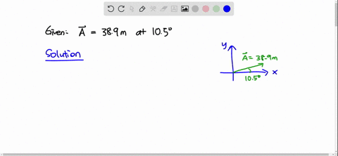 find-the-x-and-y-components-of-each-vector-given-in-standard-position-a389-mathrmm-at-105circ