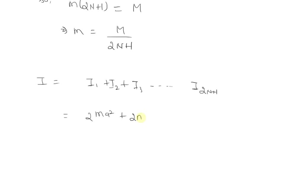 solved-calculate-moment-of-inertia-of-a-system-of-2-n-1-particles