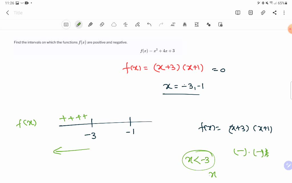 solved-find-the-intervals-on-which-the-functions-f-x-are-positive-and
