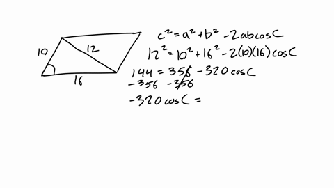 a-parallelogram-has-sides-of-length-16-units-and-10-units-the-shorter-diagonal-is-12-units-find-th-2