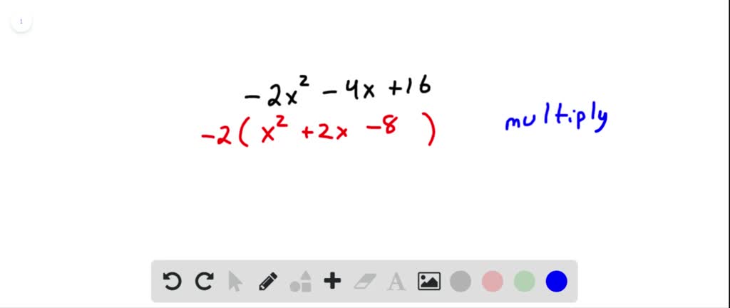SOLVED Factor X 4 16 As The Product Of Two Quadratic Polynomials Each 