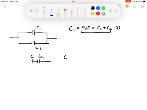 two-capacitors-give-an-equivalent-capacitance-of-900-mathrmpf-when-connected-in-parallel-and-an-eq-4
