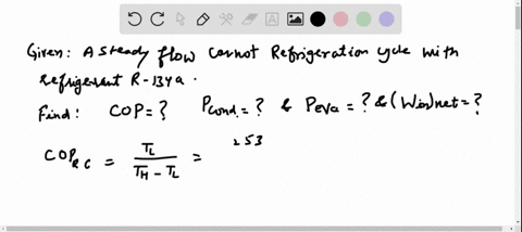 consider-a-steady-flow-carnot-refrigeration-cycle-that-uses-refrigerant-134a-as-the-working-fluid-th