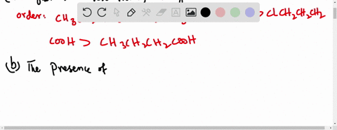 a-rank-the-following-carboxylic-acids-from-strongest-to-weakest-acid-b-how-does-the-presence-of-an-e