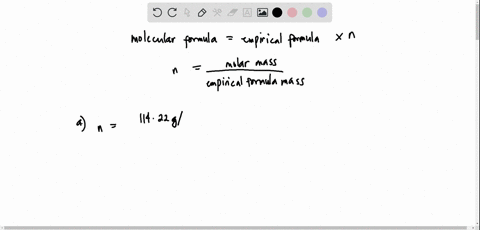 the-molar-mass-and-empirical-formula-of-several-compounds-are-listed-next-find-the-molecular-formula